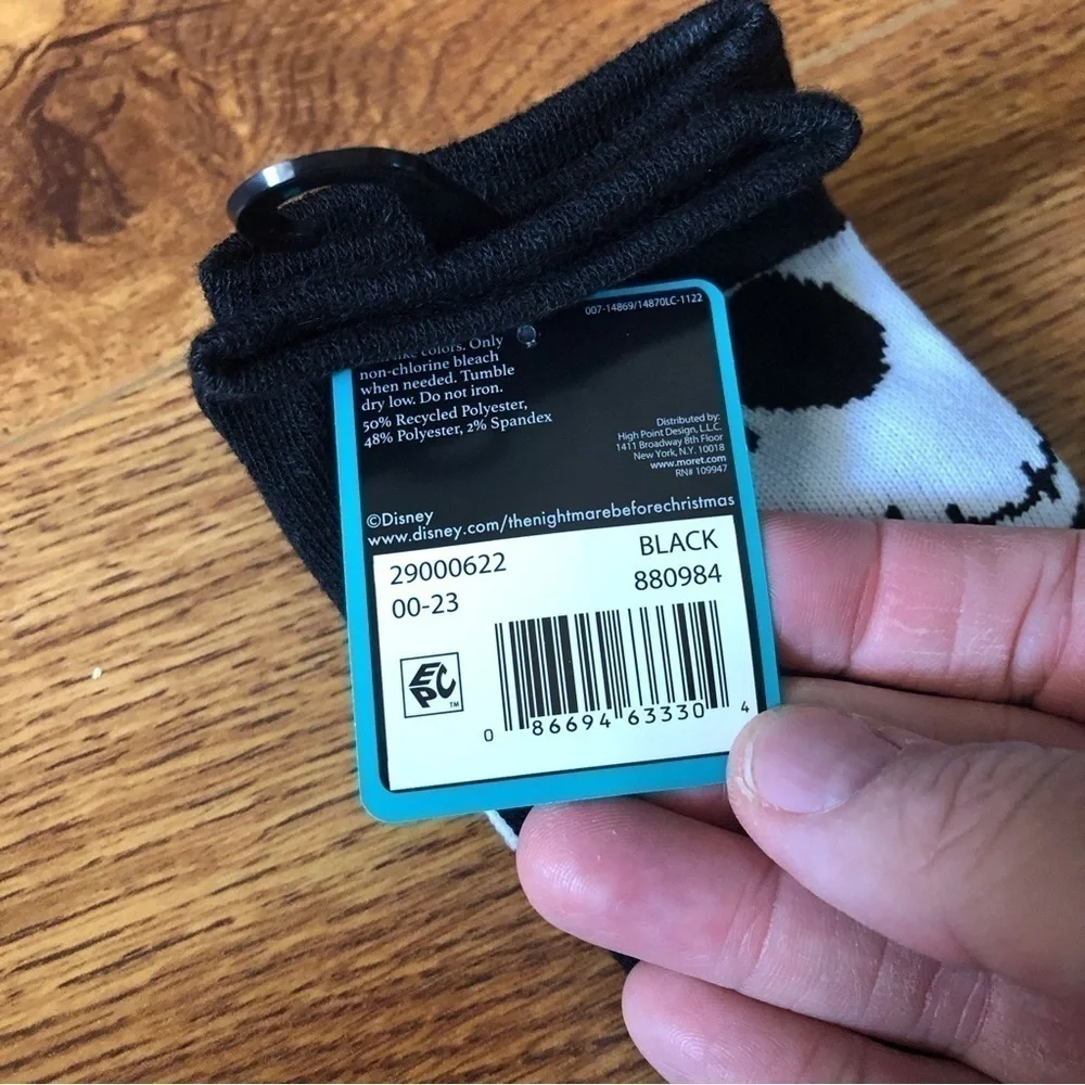 Disney The Nightmare Before Christmas No-Show Socks (size 4-10)